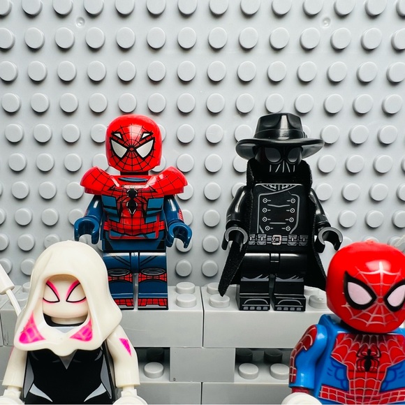 Spider Man Custom Minifigures Lot of 8 - Picture 4 of 6